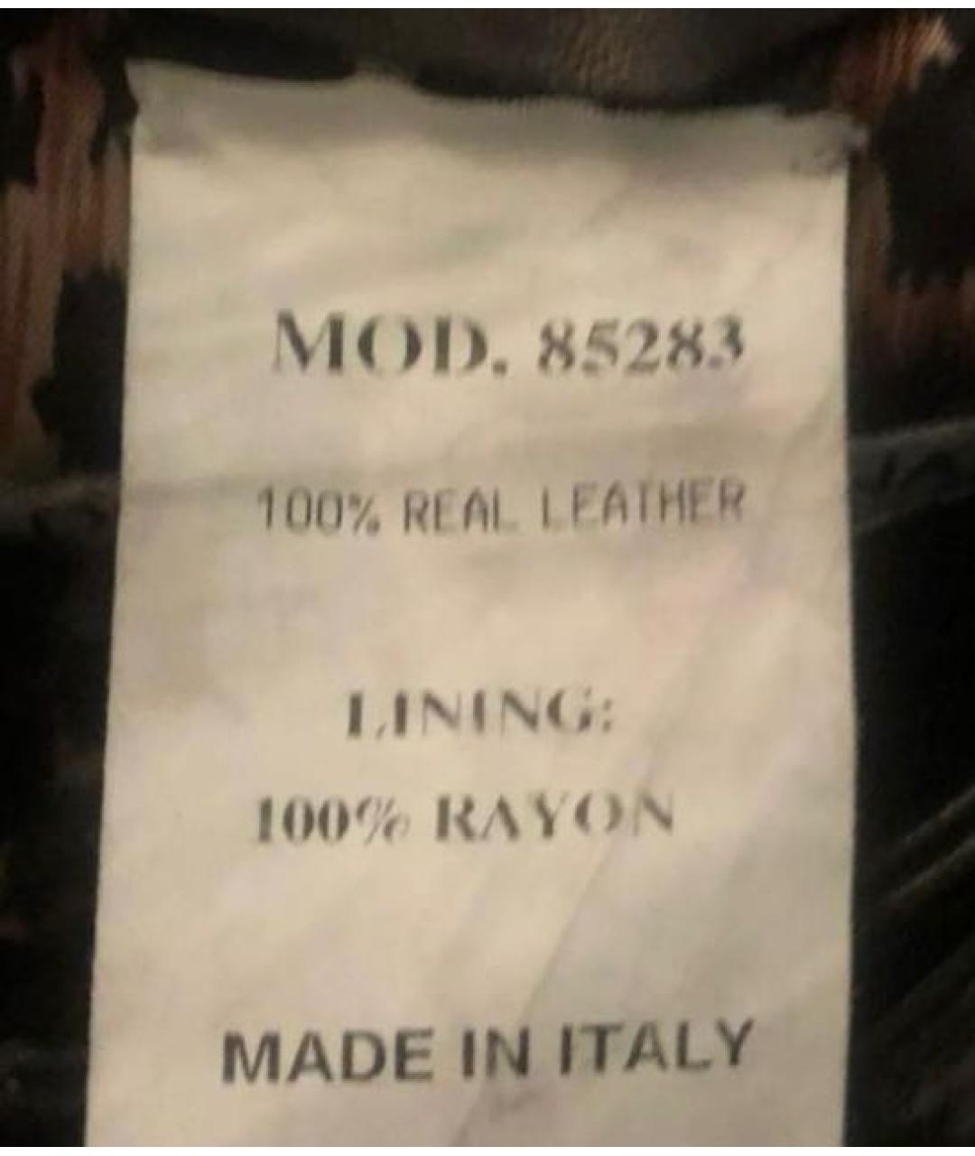 DOLCE&GABBANA Черная кожаная юбка мини, фото 7