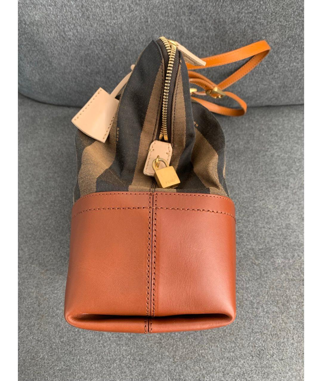 FENDI Коричневая сумка тоут, фото 6