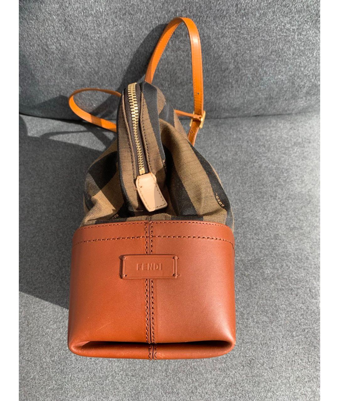 FENDI Коричневая сумка тоут, фото 5