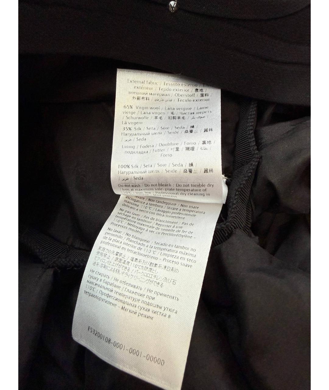 VALENTINO Черное шелковое вечернее платье, фото 7