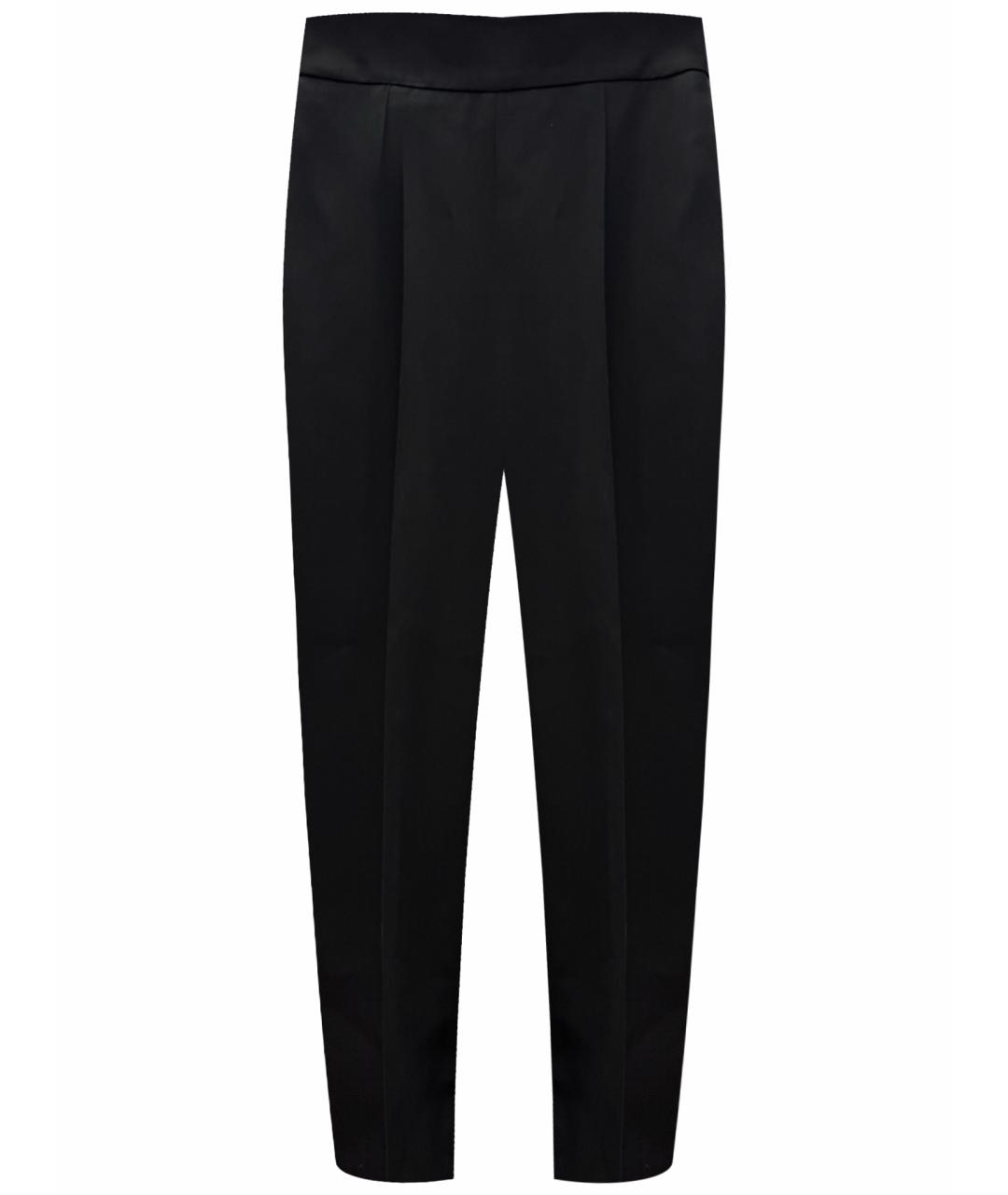 ALEXANDRE VAUTHIER Черные шерстяные прямые брюки, фото 1