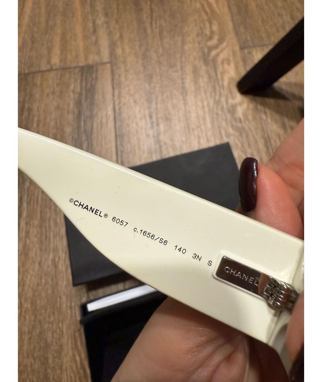 CHANEL Черные пластиковые солнцезащитные очки, фото 5