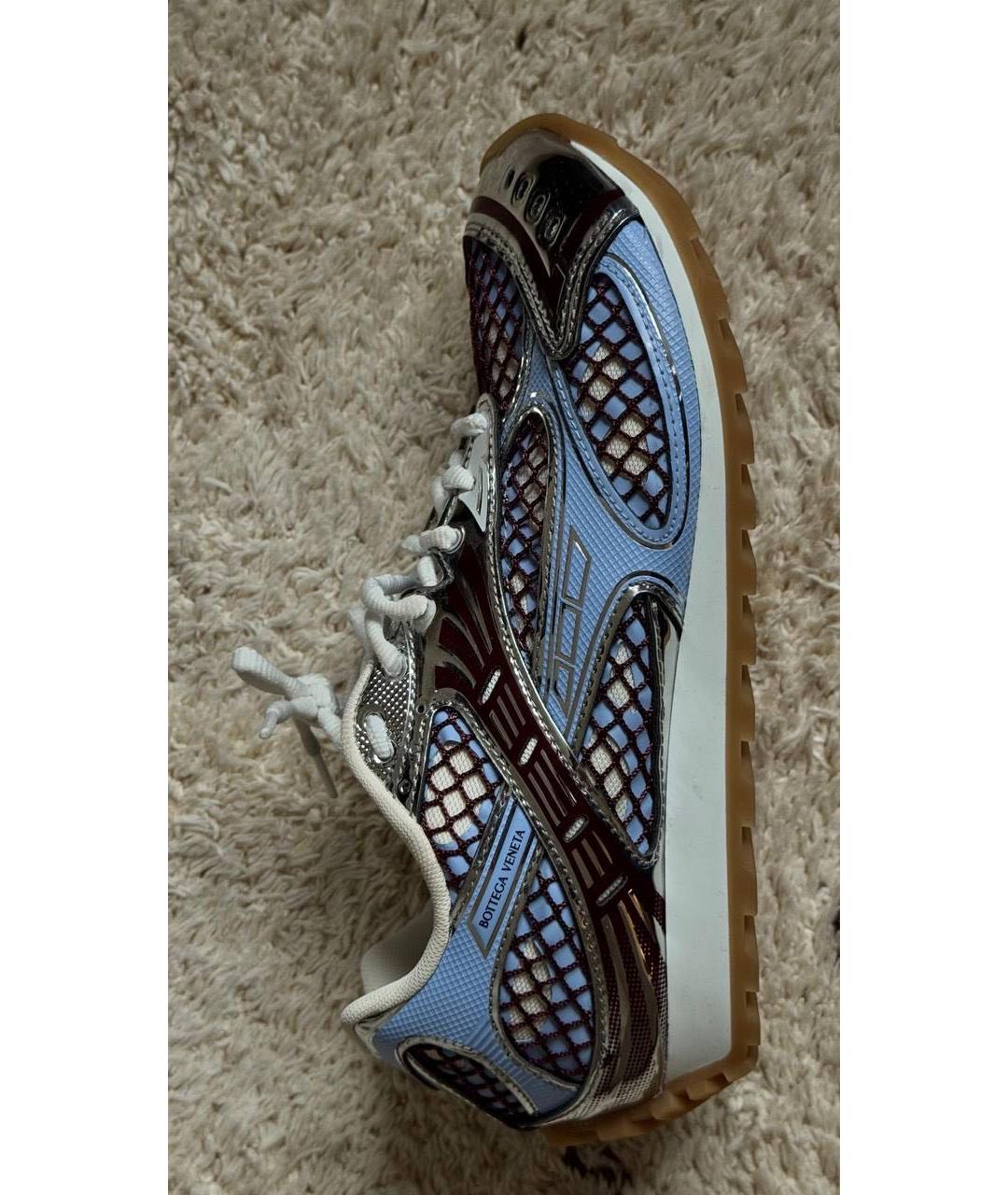 BOTTEGA VENETA Голубые кроссовки, фото 9