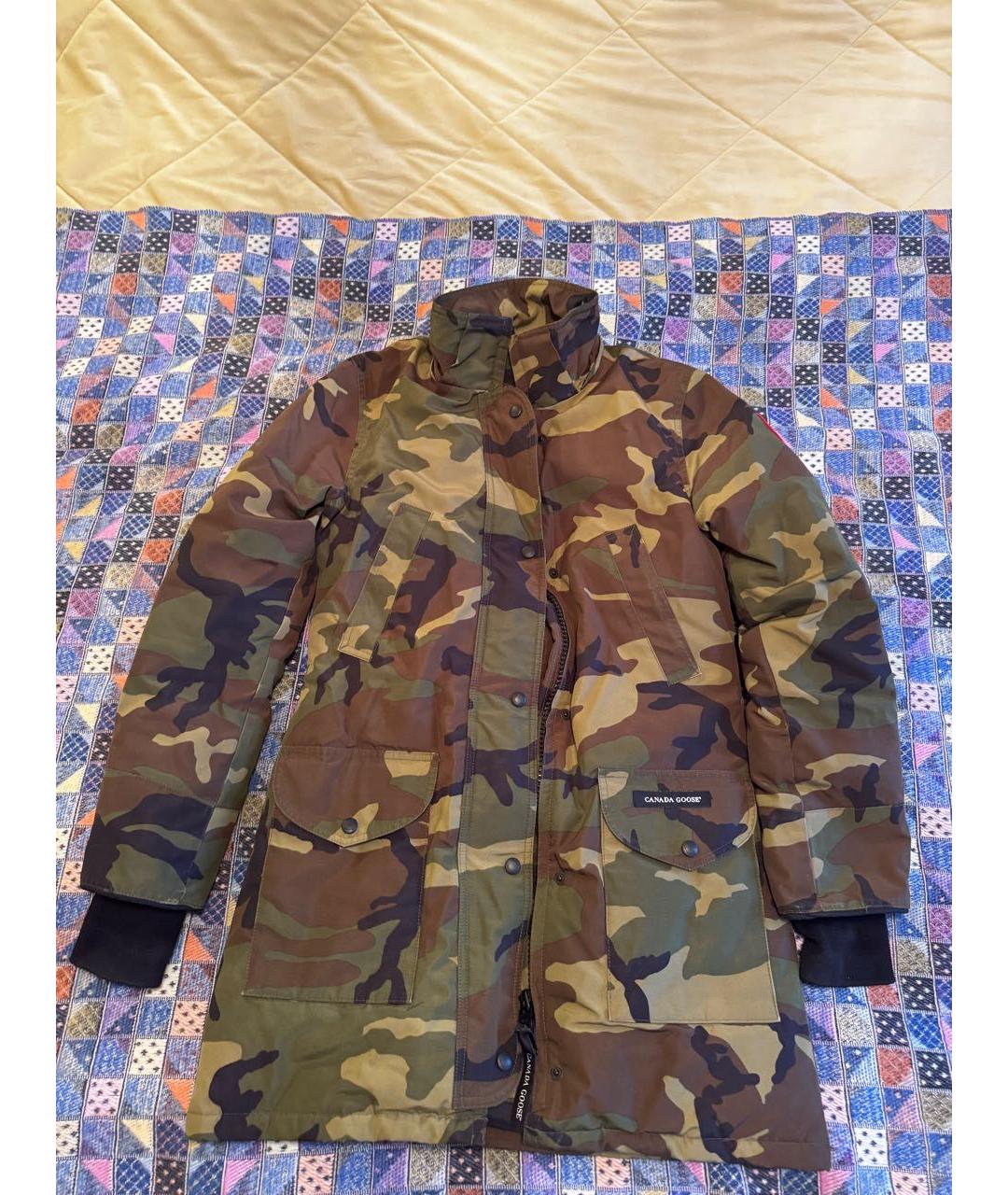 CANADA GOOSE Хаки синтетический пуховик, фото 7