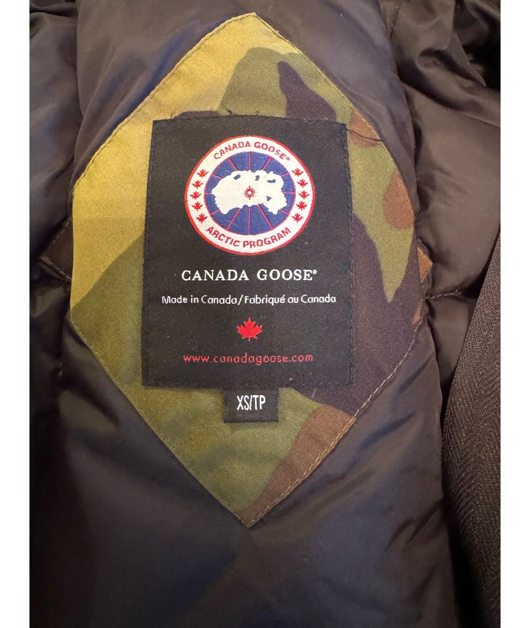 CANADA GOOSE Хаки синтетический пуховик, фото 3