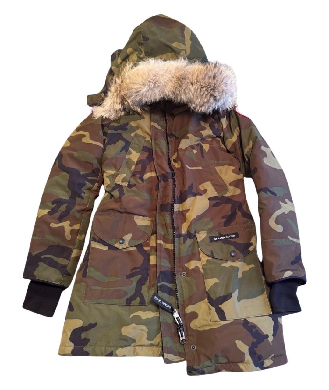 CANADA GOOSE Хаки синтетический пуховик, фото 9