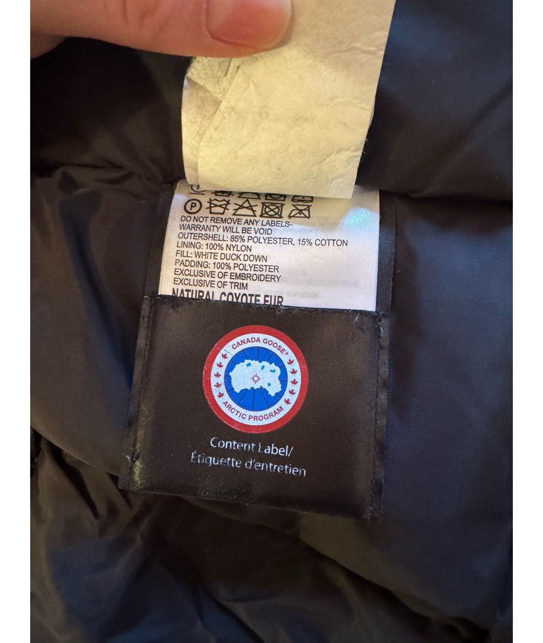 CANADA GOOSE Хаки синтетический пуховик, фото 6