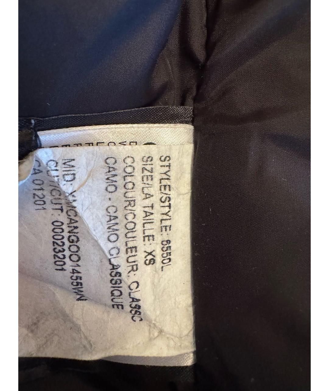 CANADA GOOSE Хаки синтетический пуховик, фото 5