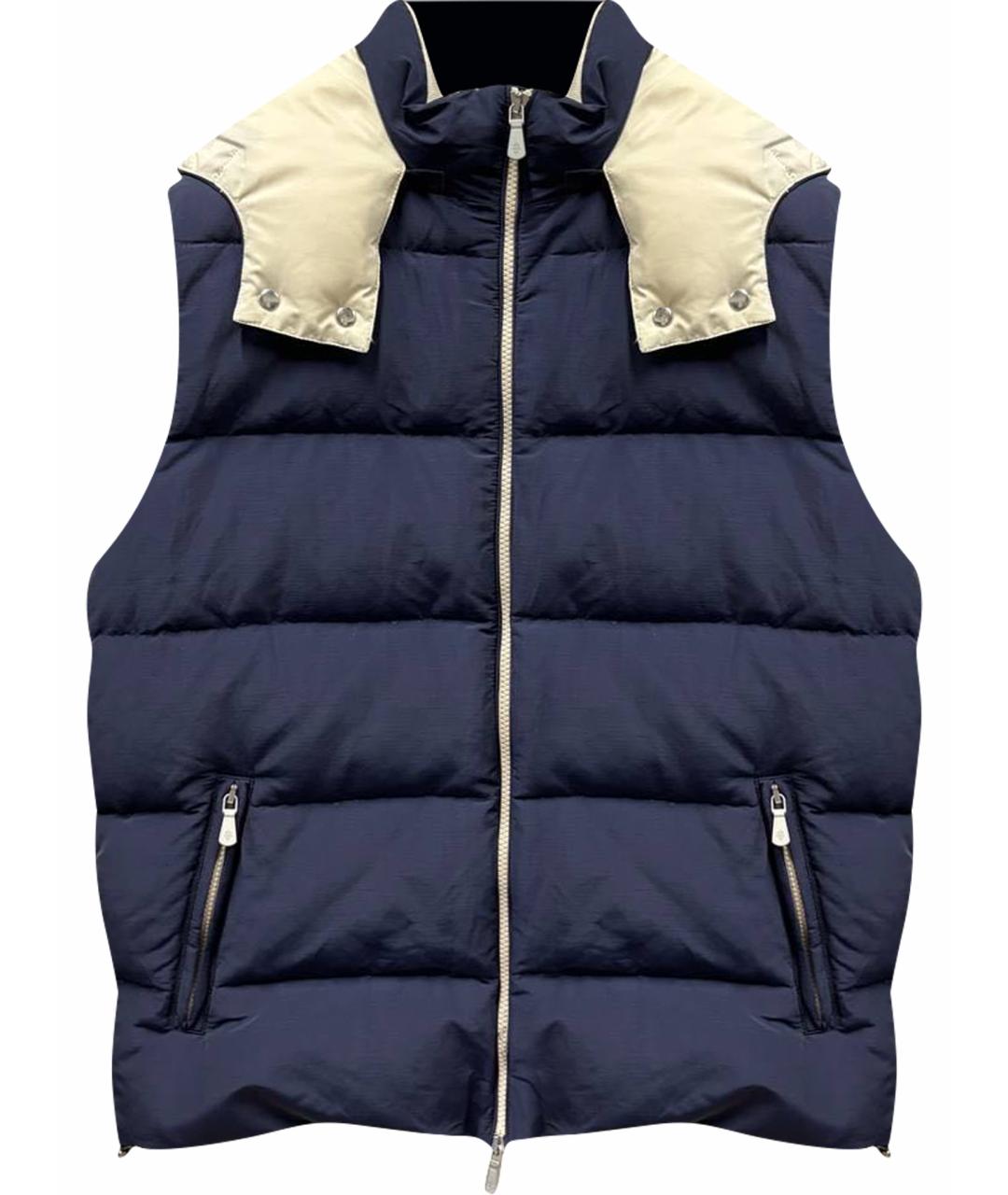 ELEVENTY Темно-синий жилет, фото 1