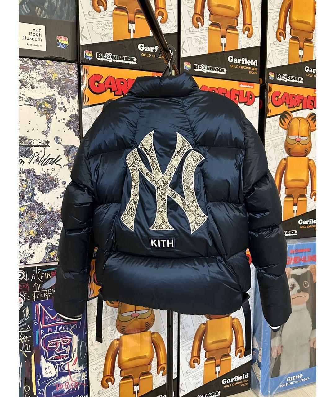KITH Темно-синий полиэстеровый пуховик, фото 4