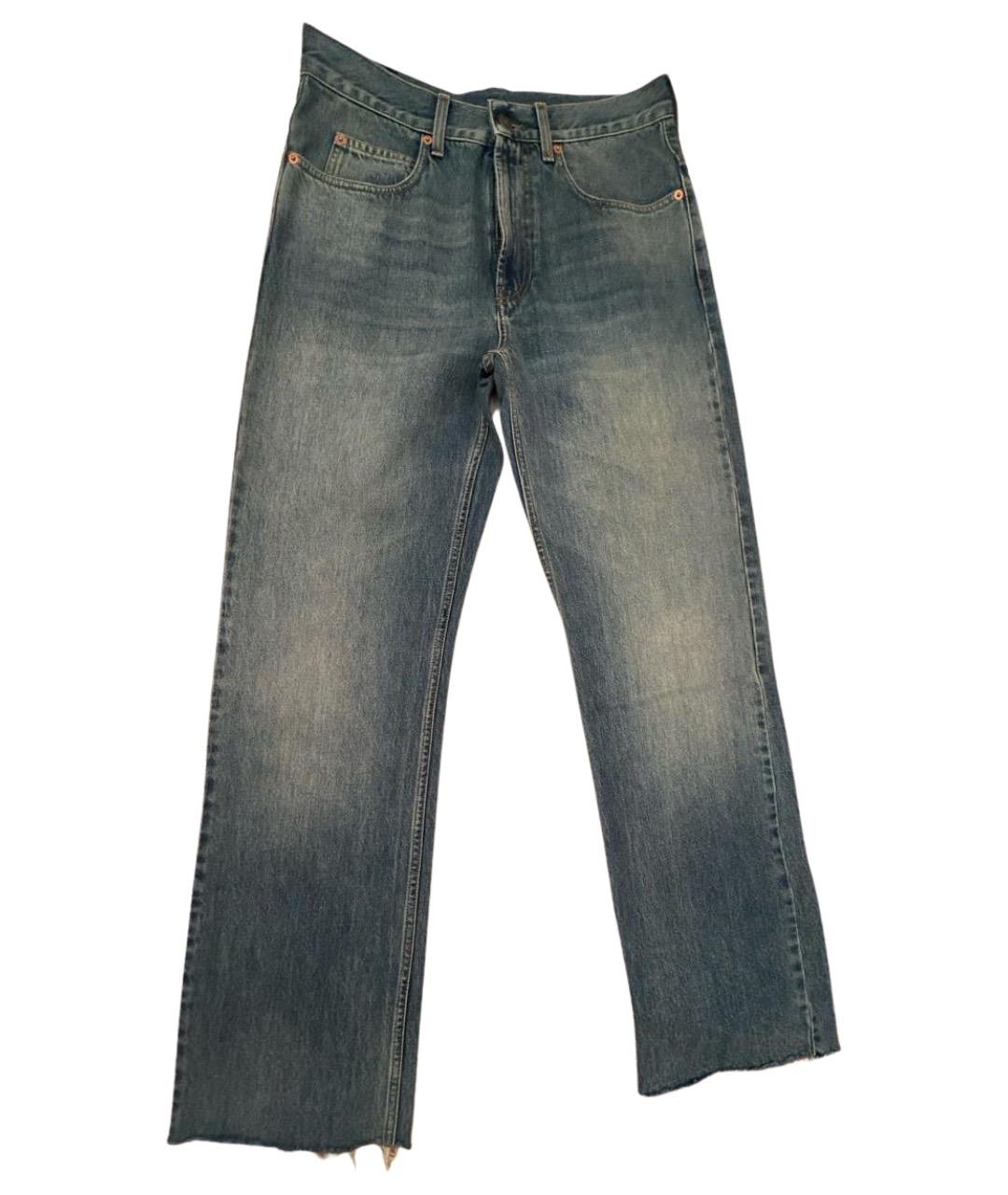 GUCCI Хлопковые прямые джинсы, фото 1