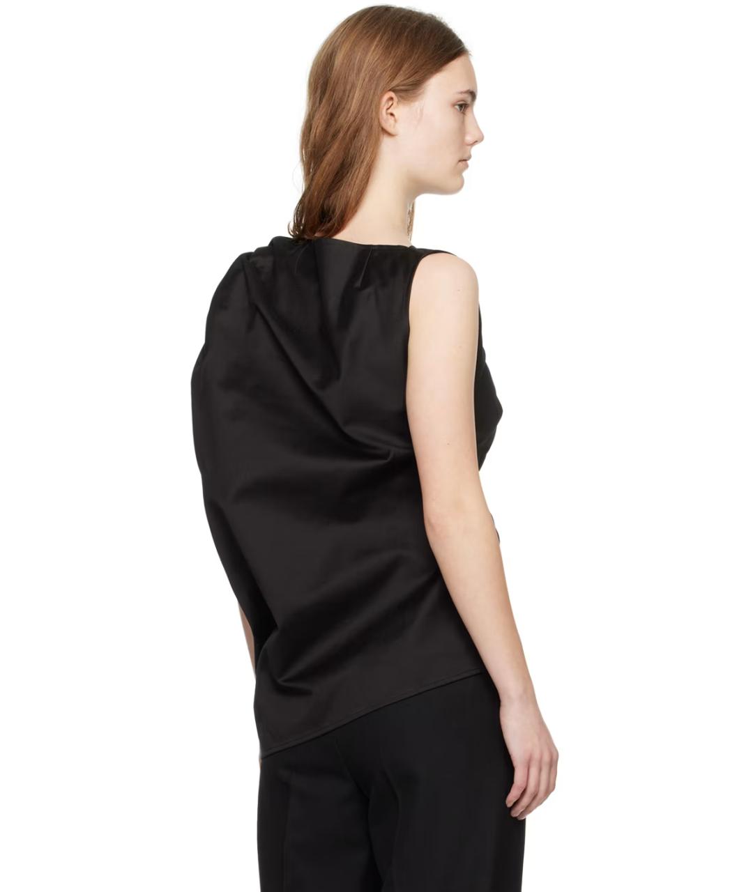 TOTEME Черная хлопковая блузы, фото 2