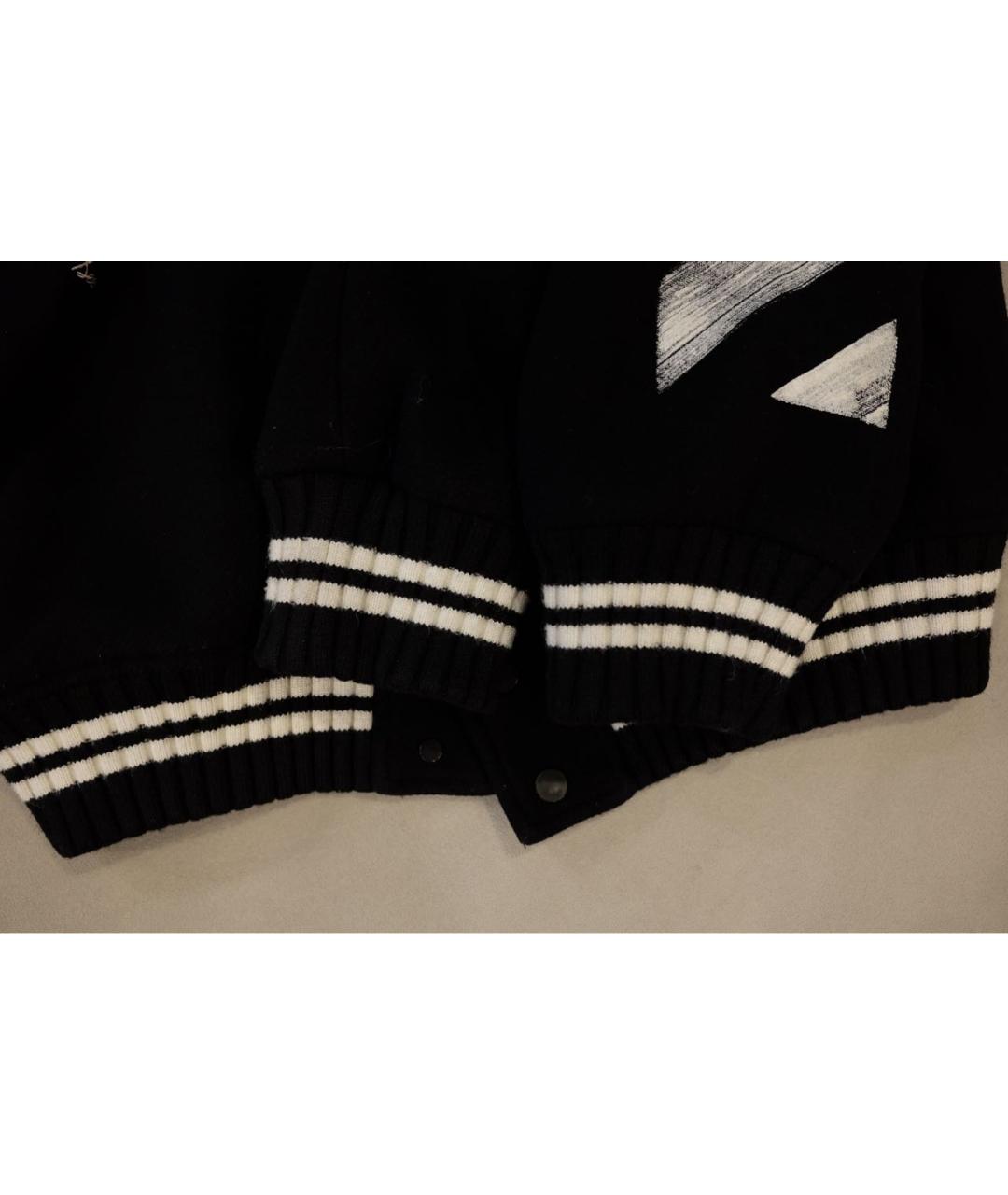 OFF-WHITE Черная шерстяная куртка, фото 7