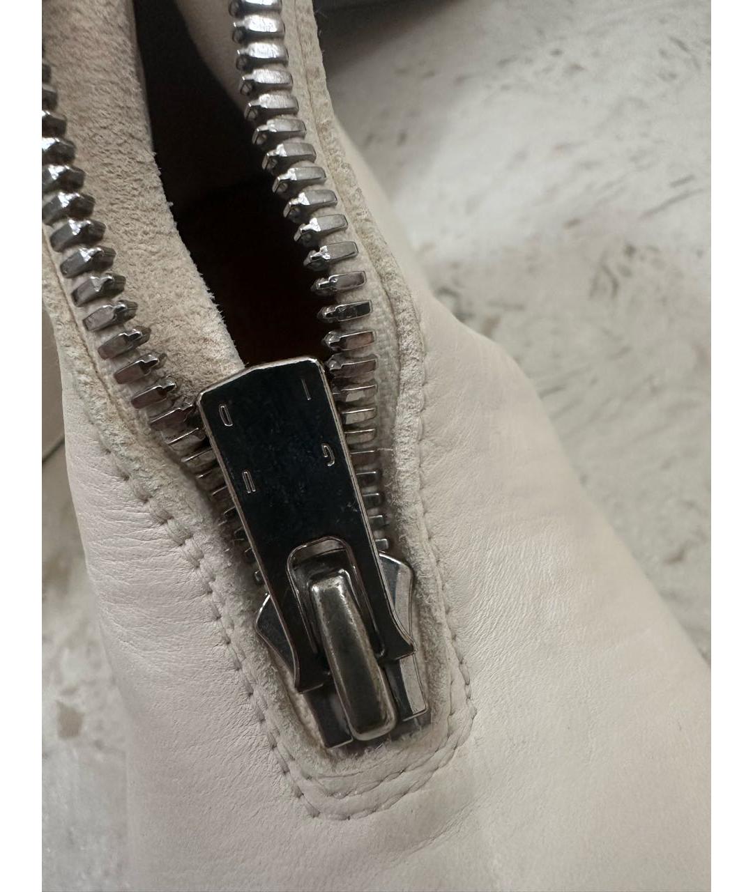 GUIDI Белые кожаные ботинки, фото 4