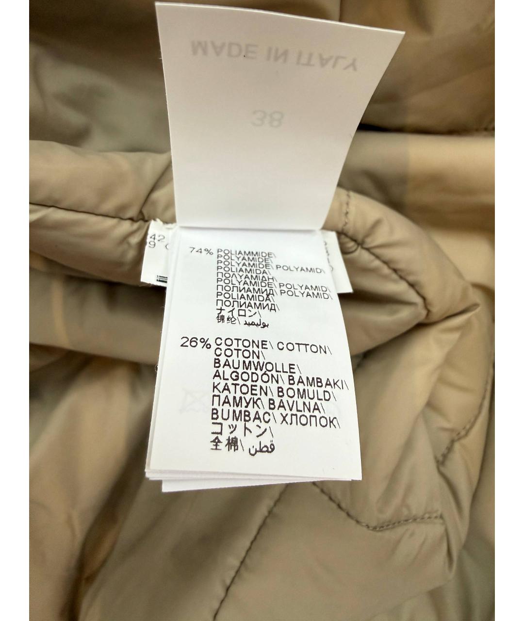 BRUNELLO CUCINELLI Черный полиамидовый тренч/плащ, фото 6