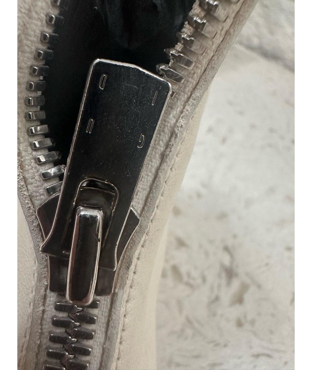 GUIDI Белые кожаные ботинки, фото 5