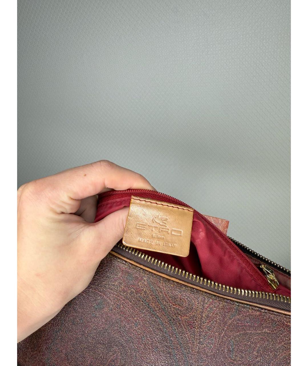 ETRO Мульти кожаная сумка с короткими ручками, фото 8