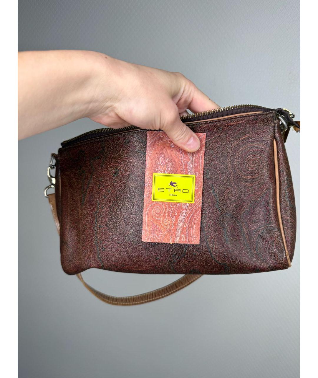 ETRO Мульти кожаная сумка с короткими ручками, фото 3