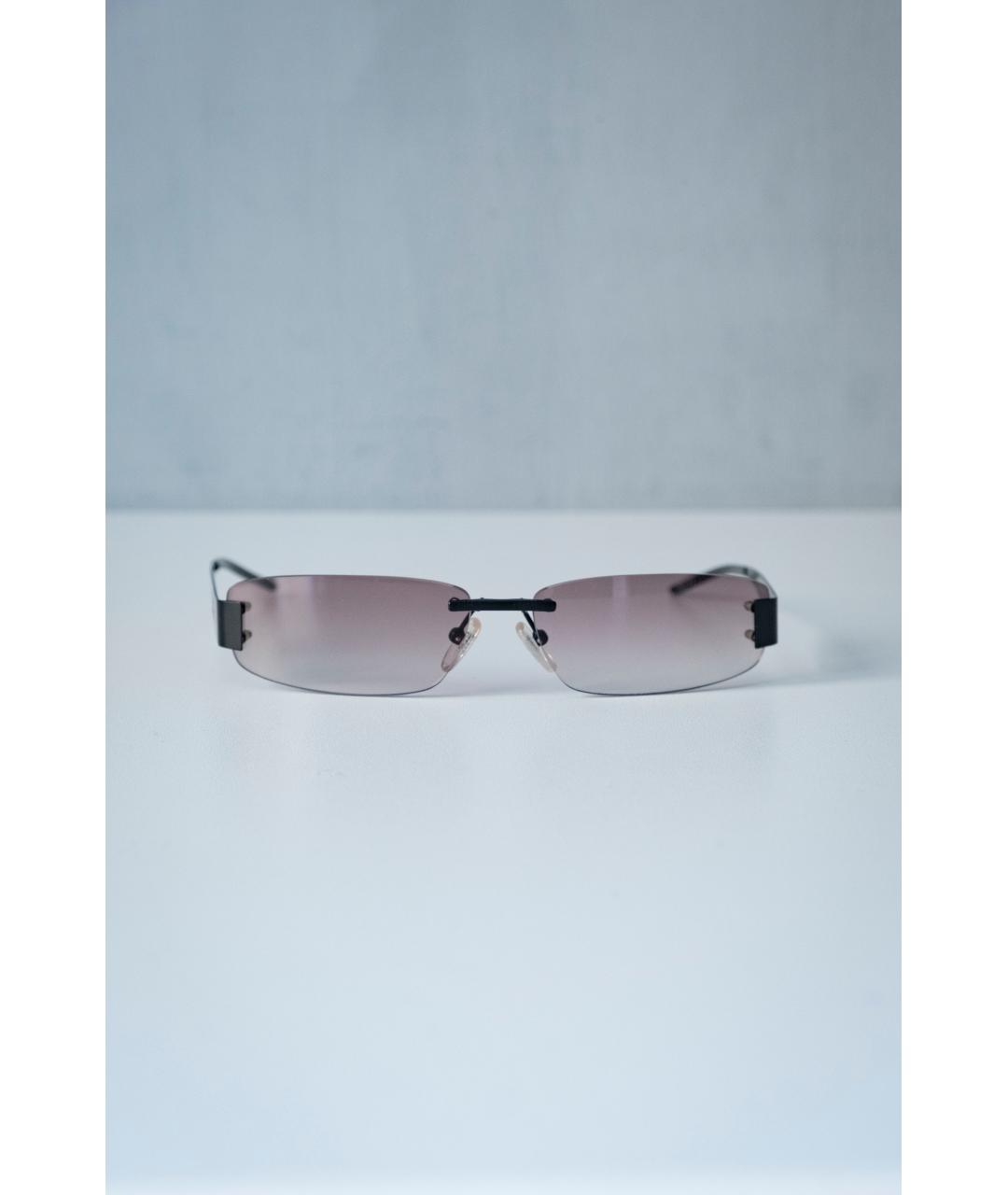 DOLCE&GABBANA Черные металлические солнцезащитные очки, фото 10