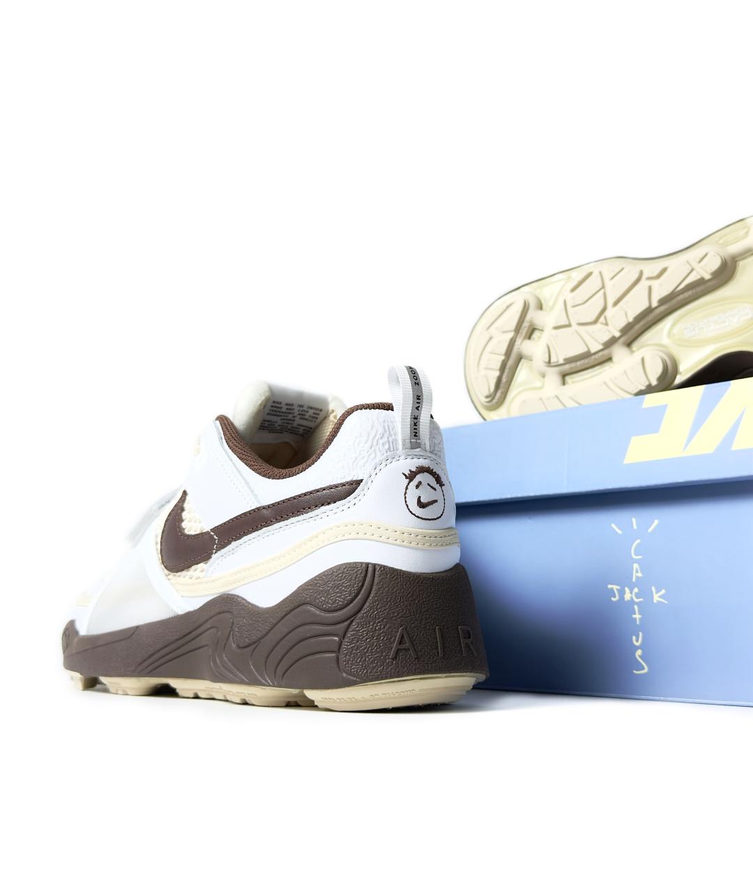 NIKE Бежевые текстильные низкие кроссовки / кеды, фото 8