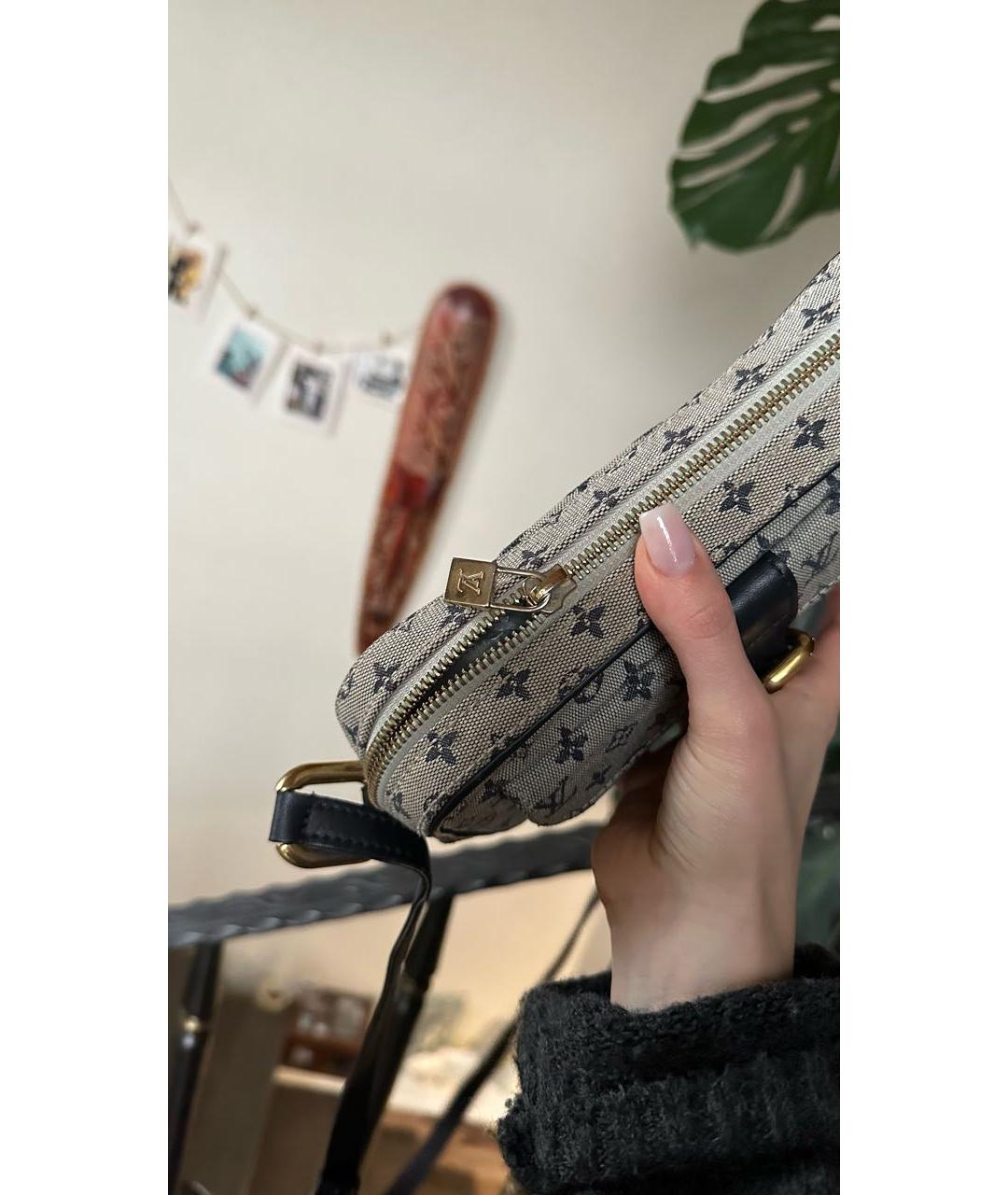 LOUIS VUITTON Серая деним сумка через плечо, фото 3