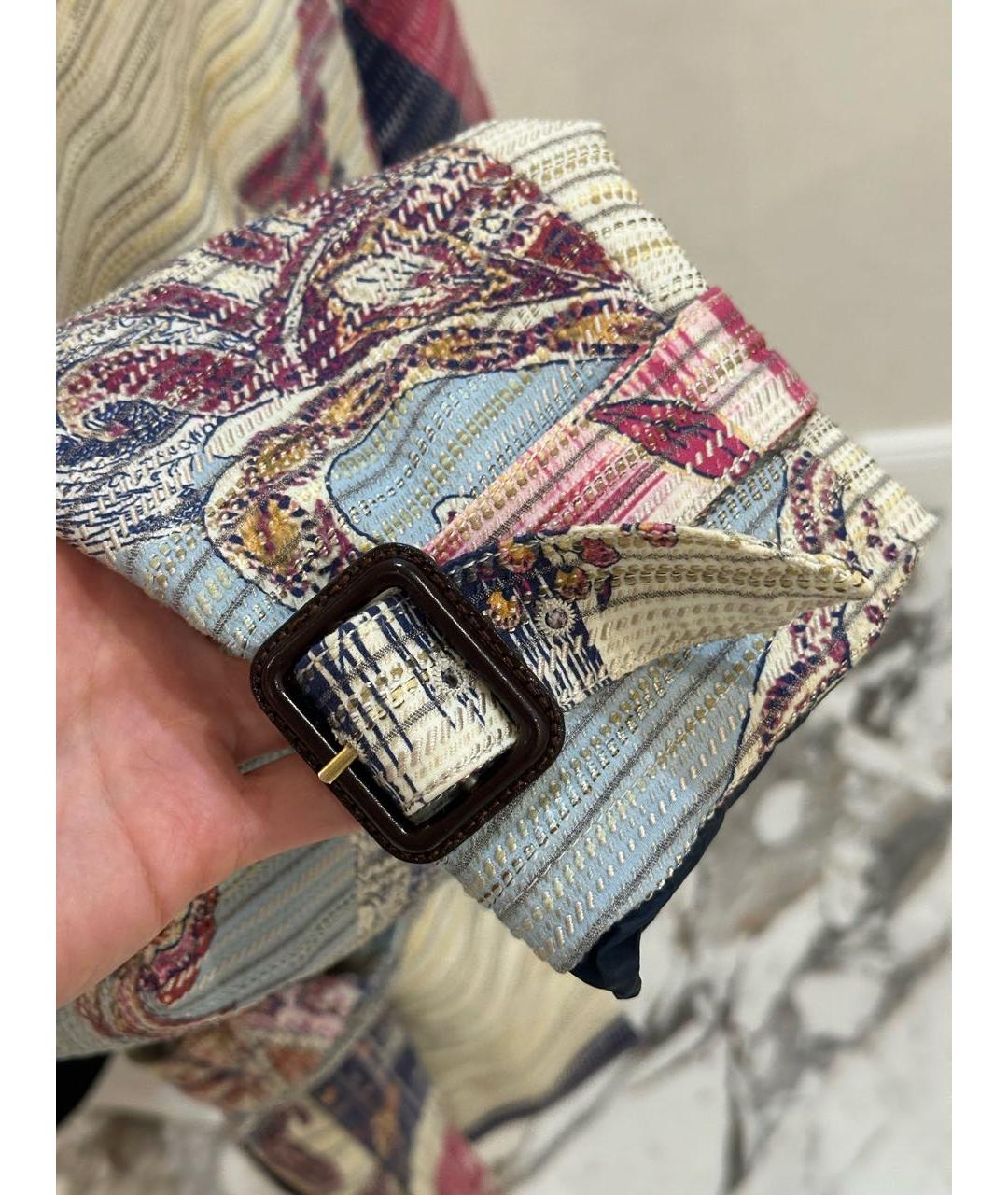 ETRO Голубой хлопковый жакет/пиджак, фото 3