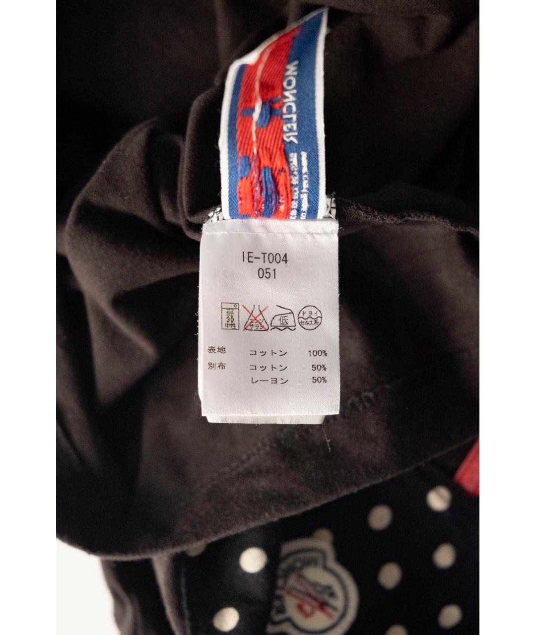 COMME DES GARÇONS Черная хлопковая футболка, фото 5