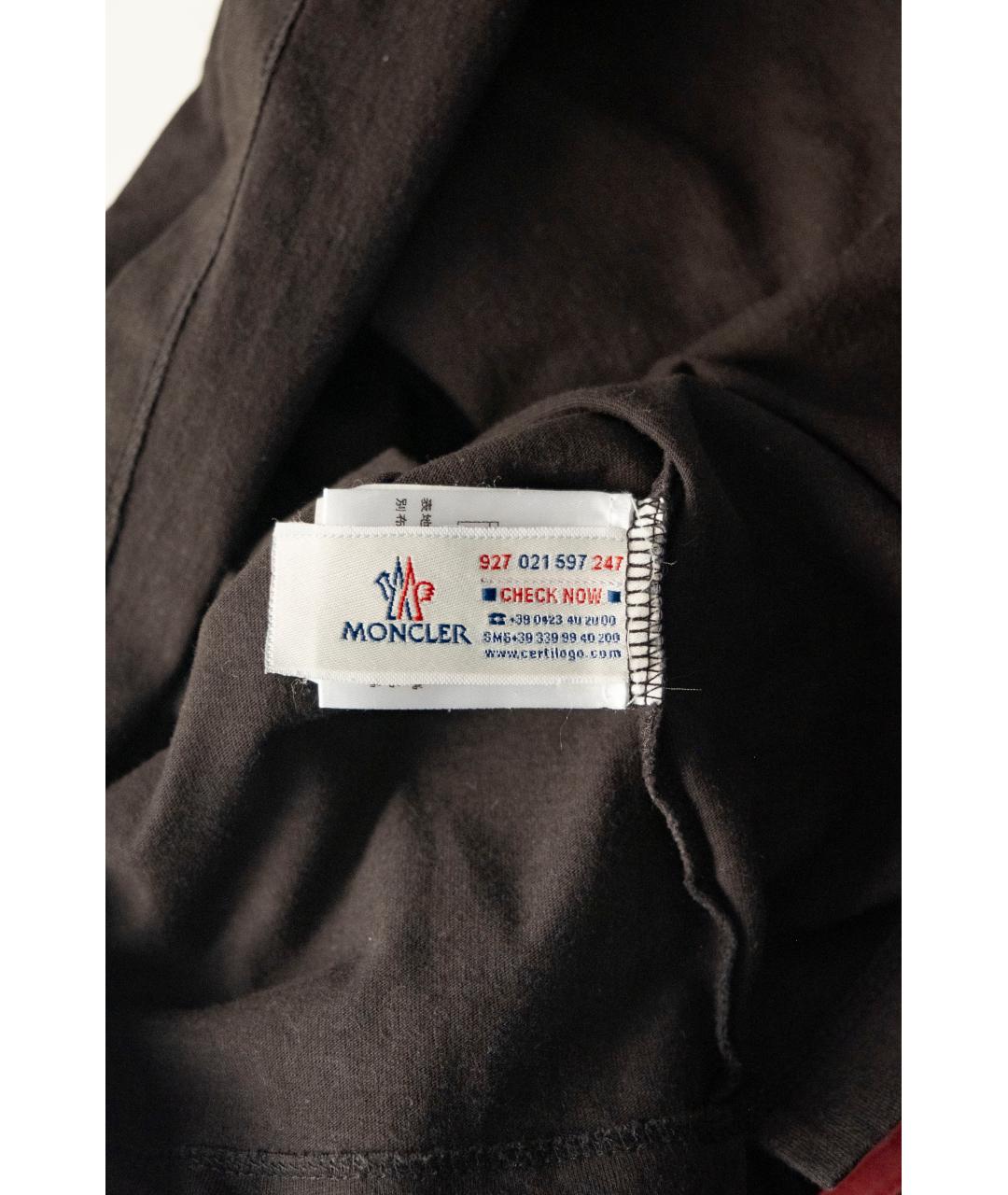 COMME DES GARÇONS Черная хлопковая футболка, фото 4