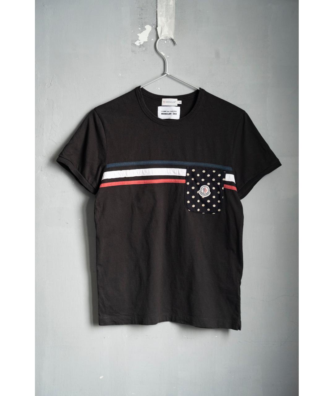 COMME DES GARÇONS Черная хлопковая футболка, фото 6
