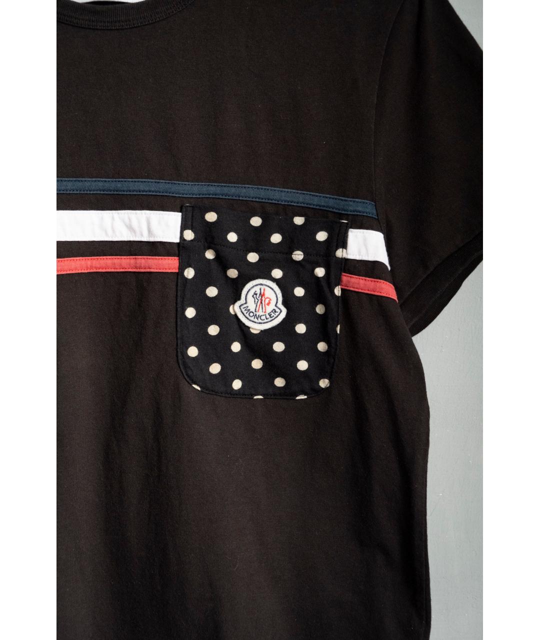 COMME DES GARÇONS Черная хлопковая футболка, фото 3