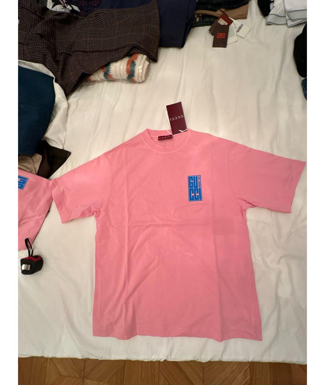 GUCCI Хлопковая футболка, фото 9