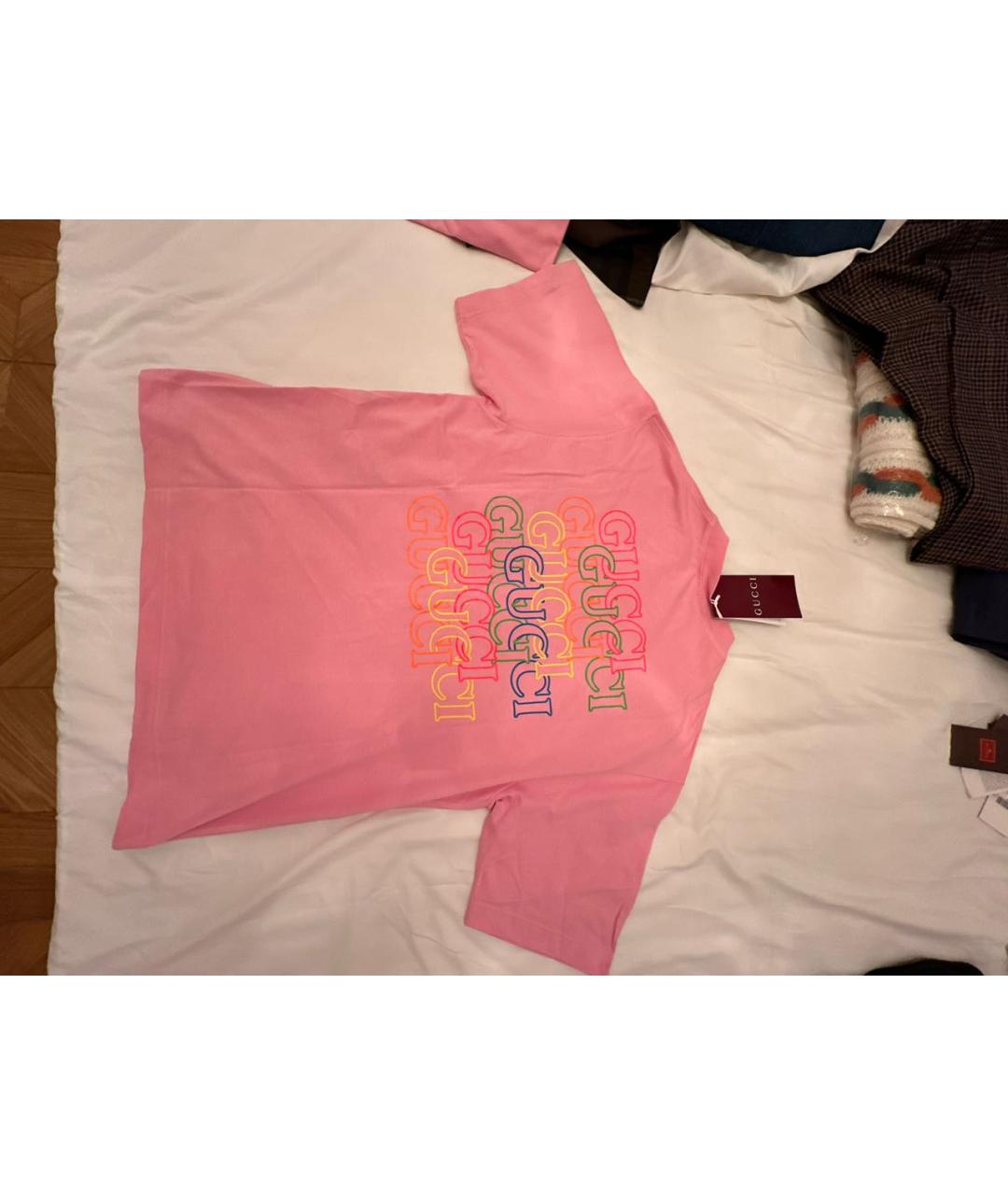 GUCCI Хлопковая футболка, фото 2