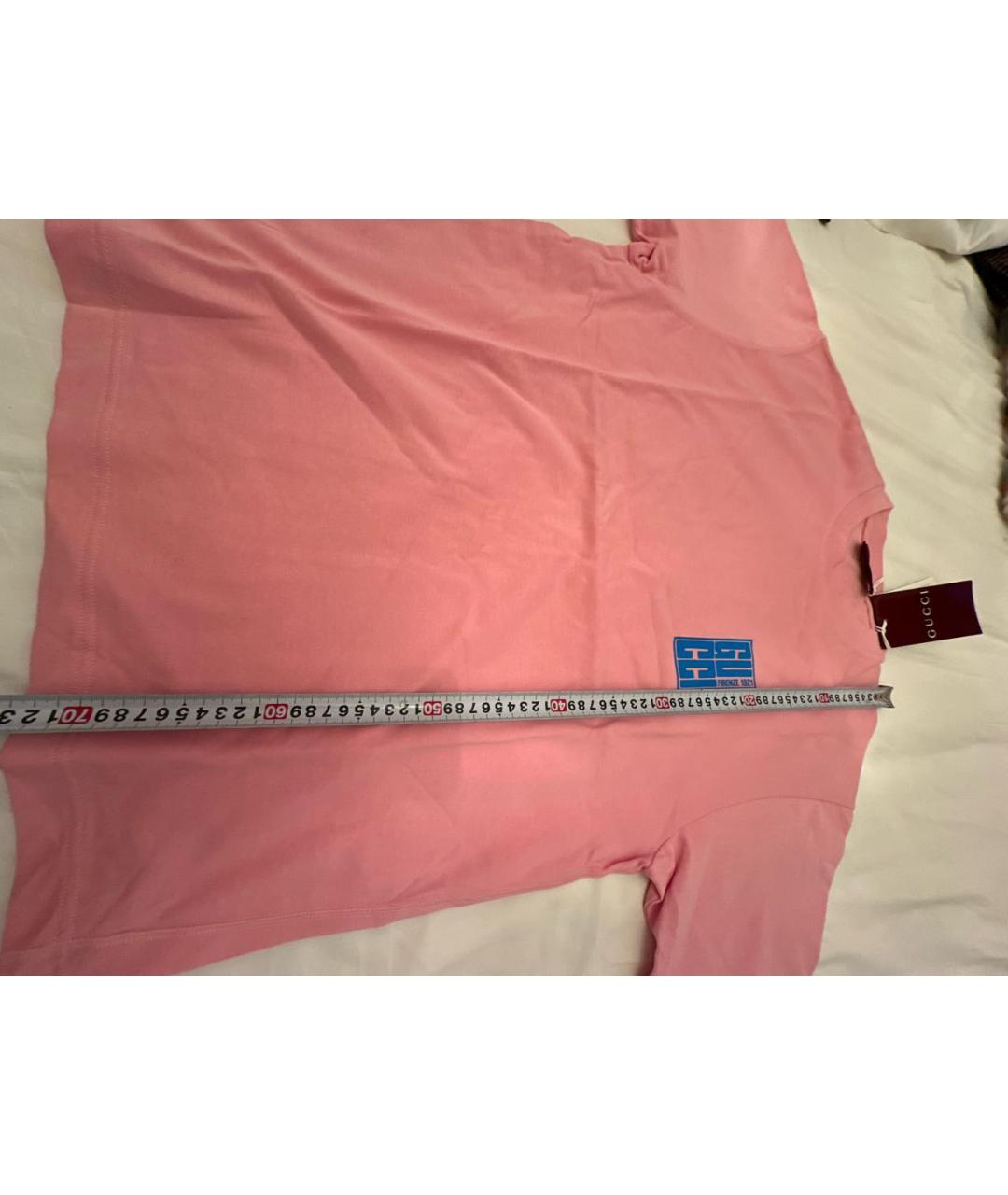 GUCCI Хлопковая футболка, фото 7