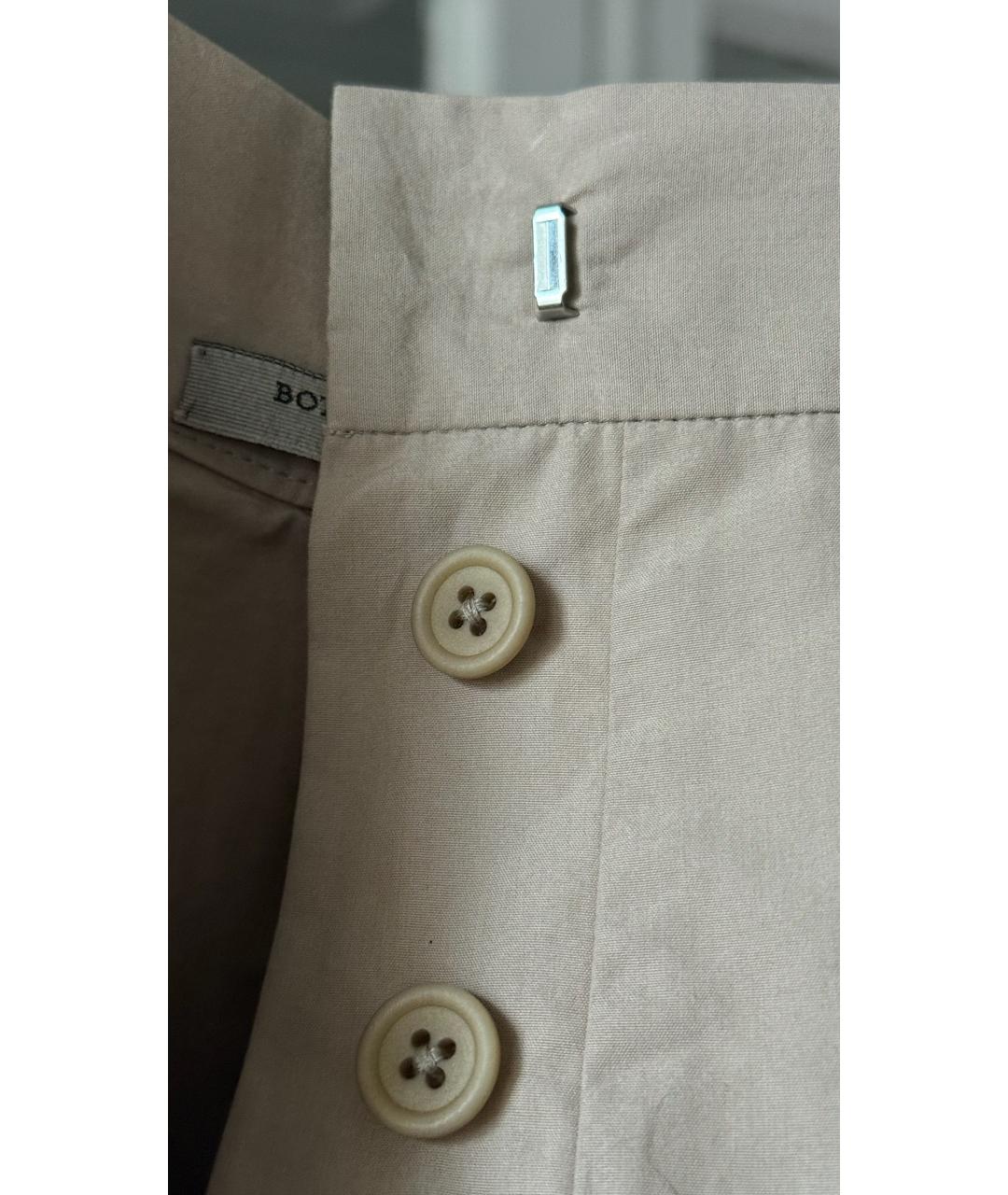 BOTTEGA VENETA Бежевая юбка миди, фото 4