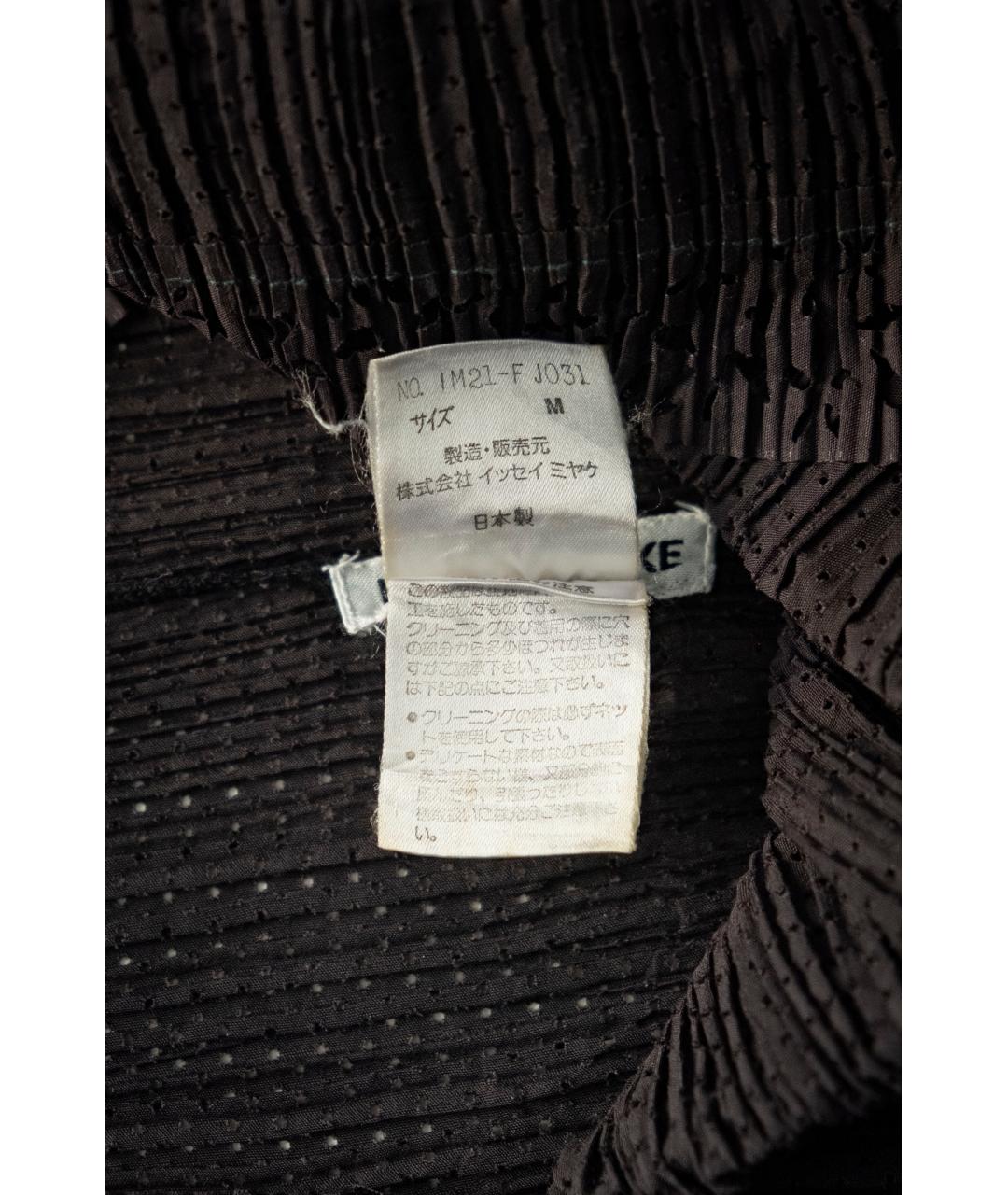 ISSEY MIYAKE Черная синтетическая рубашка, фото 8