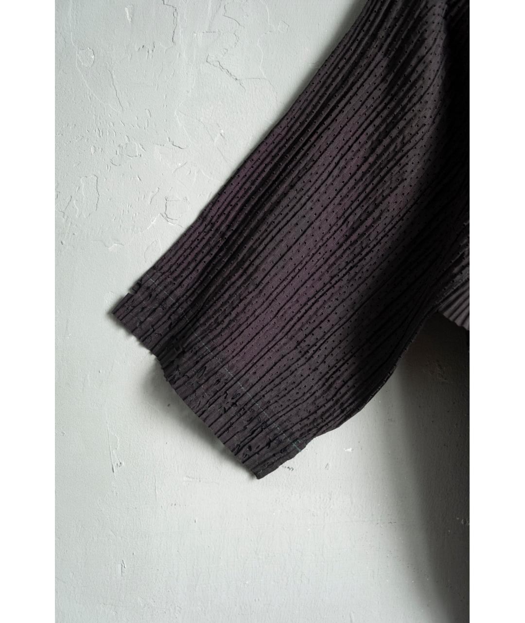 ISSEY MIYAKE Черная синтетическая рубашка, фото 3