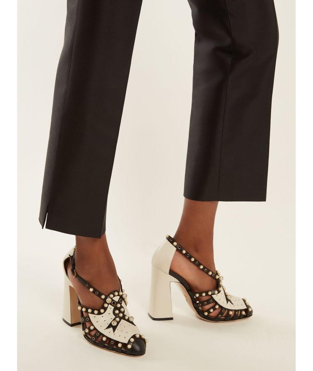 GUCCI Мульти кожаные туфли, фото 7