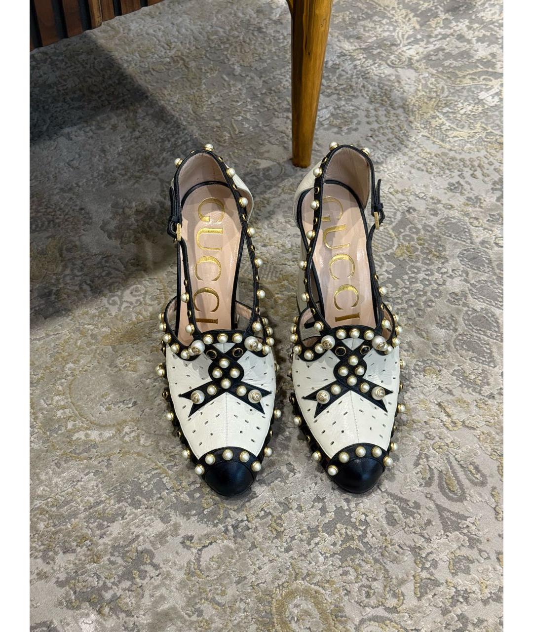 GUCCI Мульти кожаные туфли, фото 5