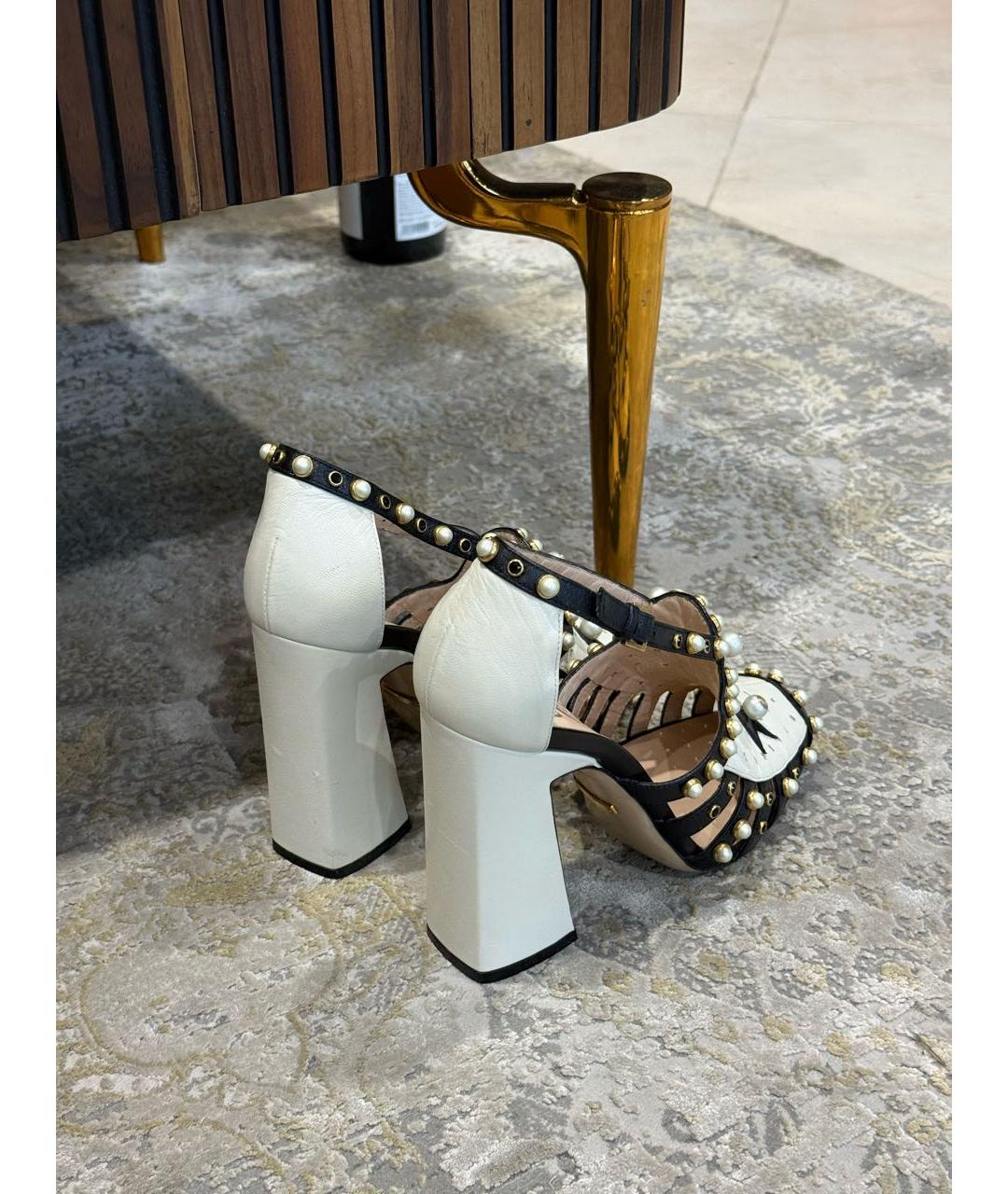 GUCCI Мульти кожаные туфли, фото 4