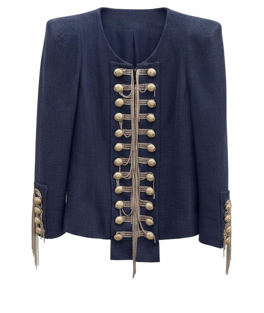 PIERRE BALMAIN Синий жакет/пиджак, фото 1