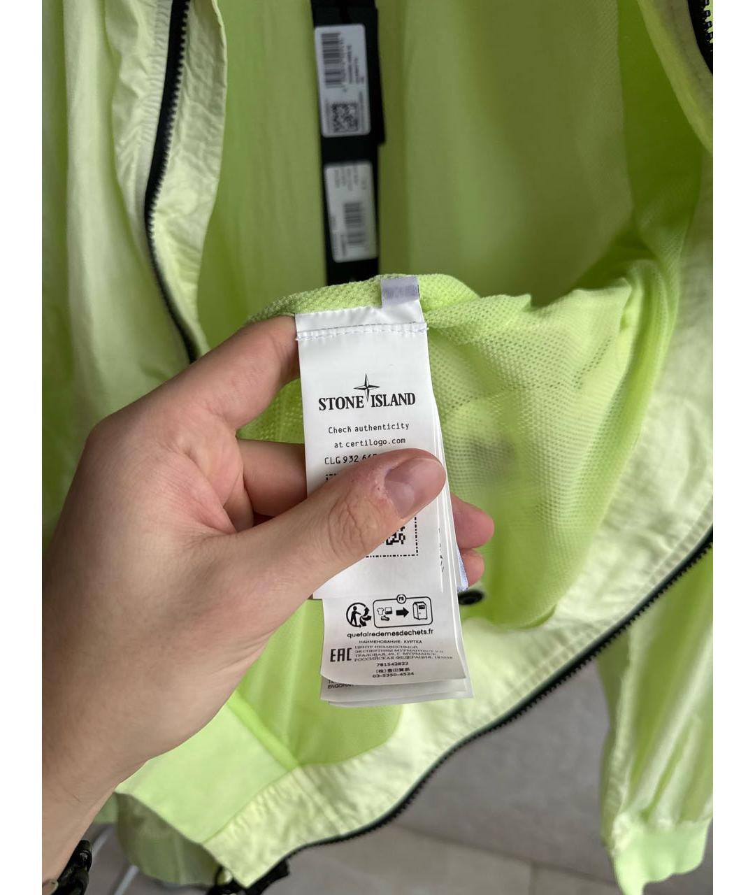 STONE ISLAND Салатовая куртка, фото 6