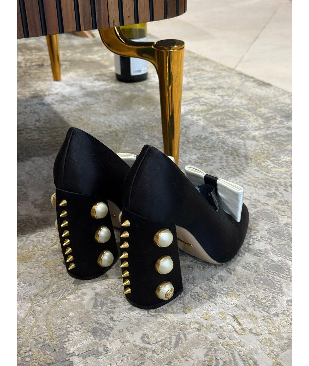 GUCCI Черные туфли, фото 5