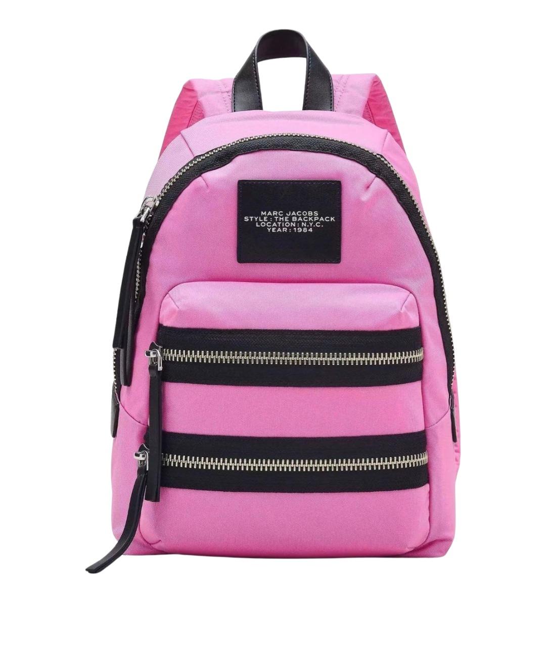 MARC JACOBS Розовый тканевый рюкзак, фото 1