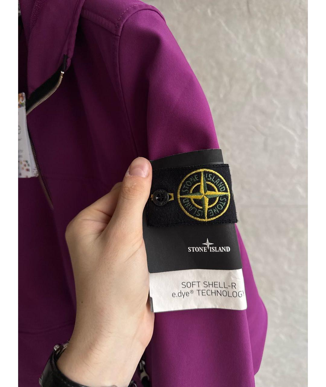 STONE ISLAND Фиолетовая куртка, фото 4