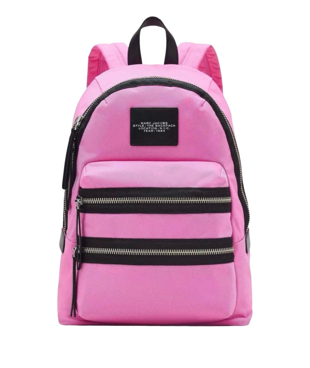 MARC JACOBS Розовый тканевый рюкзак, фото 1