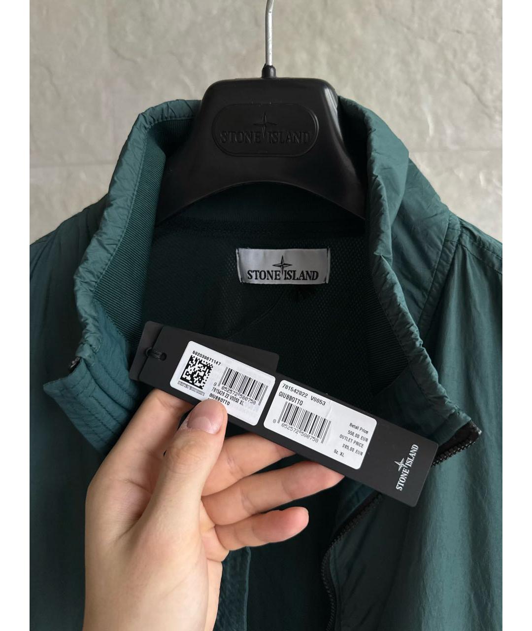STONE ISLAND Зеленая куртка, фото 3