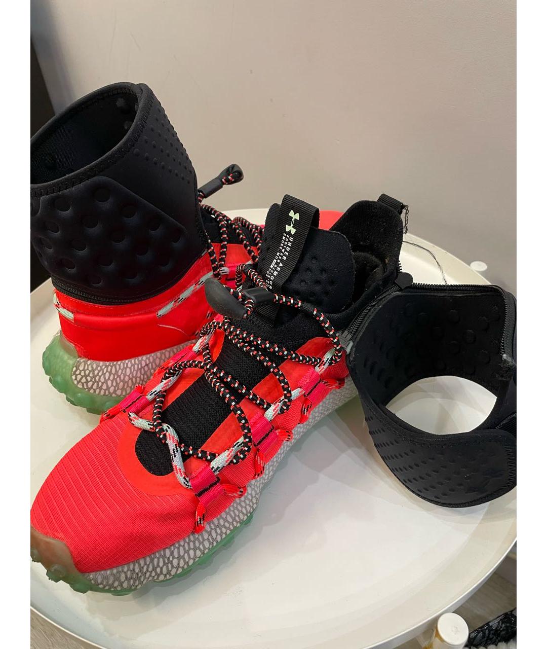 MANSORY x UNDER ARMOUR Оранжевое высокие кроссовки / кеды, фото 3