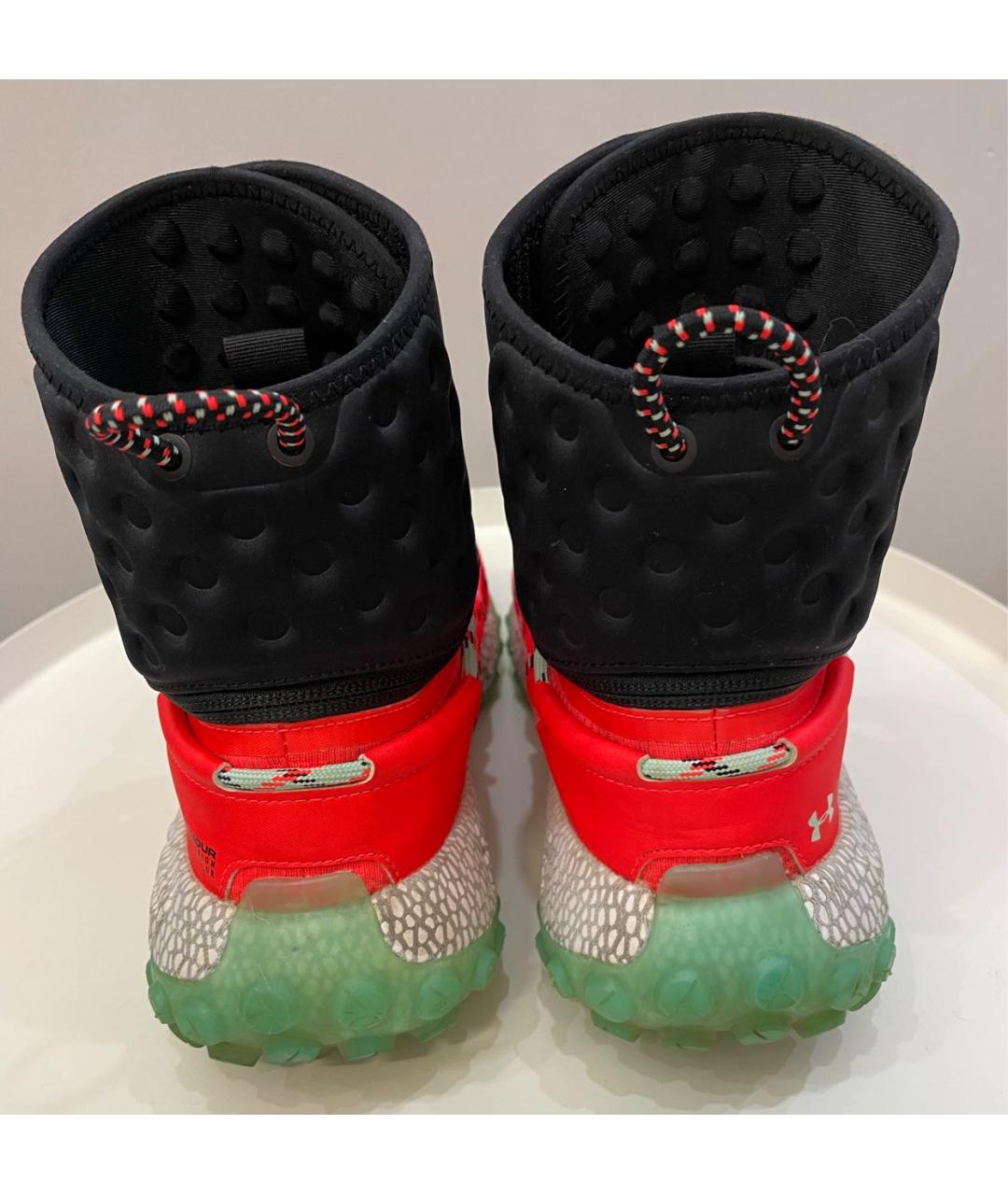 MANSORY x UNDER ARMOUR Оранжевое высокие кроссовки / кеды, фото 4