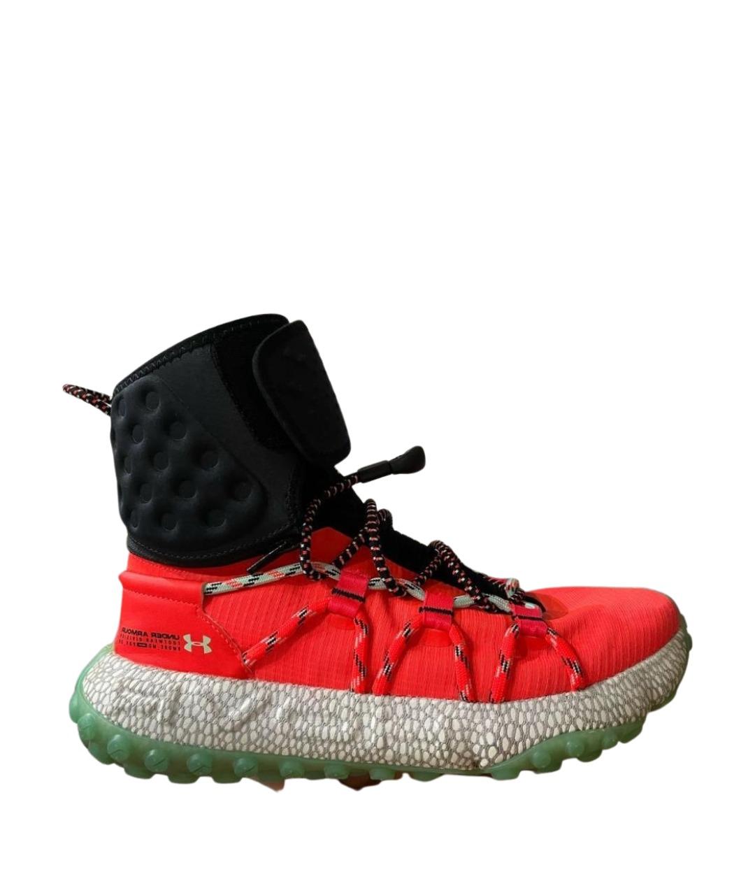 MANSORY x UNDER ARMOUR Оранжевое высокие кроссовки / кеды, фото 1