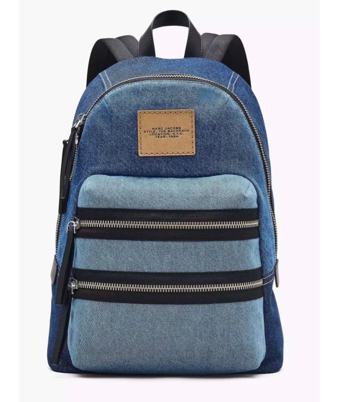 MARC JACOBS Синий деним рюкзак, фото 5